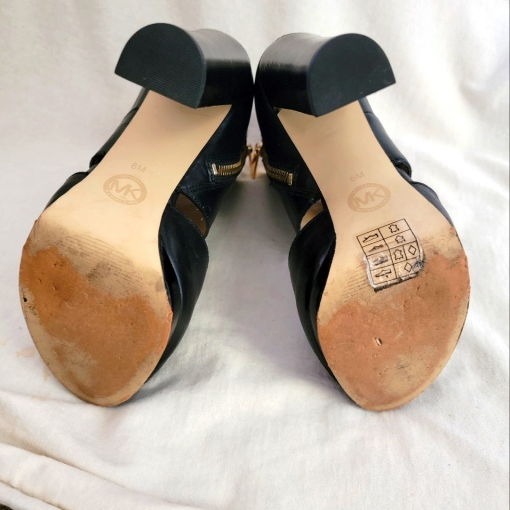 Michael Kors Black Blaze Booties Gently used. - Picture 5 of 10